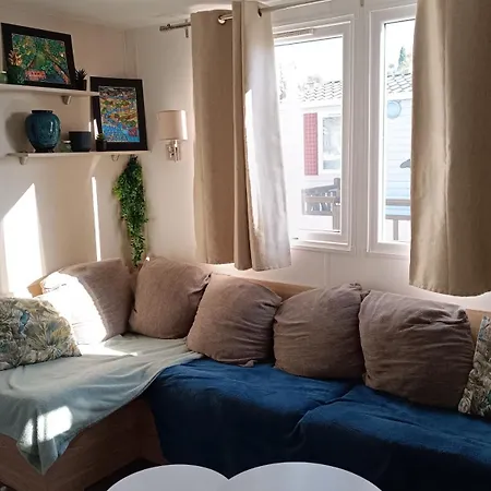 Kamp alanı Mobil-home Avec Terrasse Couverte